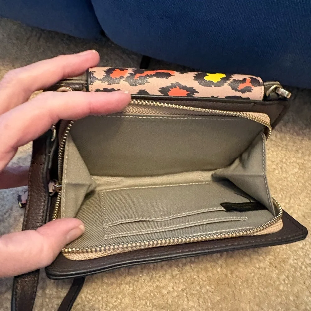 Neiman Marcus Vibrant Animal Print Crossbody Bag - Picture 5 of 5